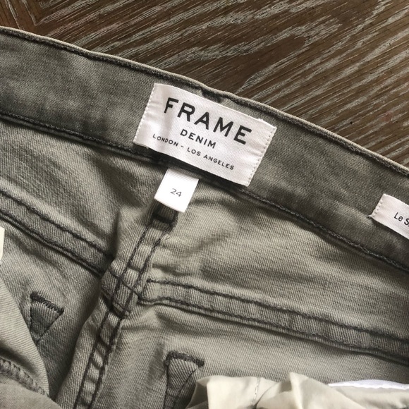 Frame denim le skinny de Jeanne gray jeans 24 - Picture 7 of 8